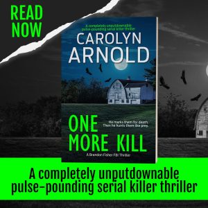 Behind the Scenes of ONE MORE KILL #CrimeFiction