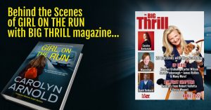 Girl on the Run (Detective Madison Knight Series) made a special appearance in the Big Thrill Magazine.