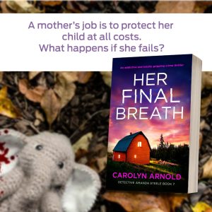 The latest installment in Carolyn Arnold’s Detective Amanda Steele series, HER FINAL BREATH, promises to be an “unputdownable” “breakneck speed thriller.”