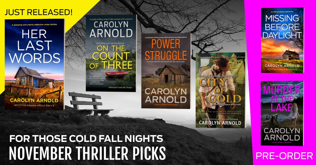 4 November Book Picks for Those Cold Fall Nights