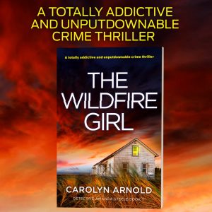 A totally addictive and unputdownable crime thriller. THE WILDFIRE GIRL by CAROLYN ARNOLD.